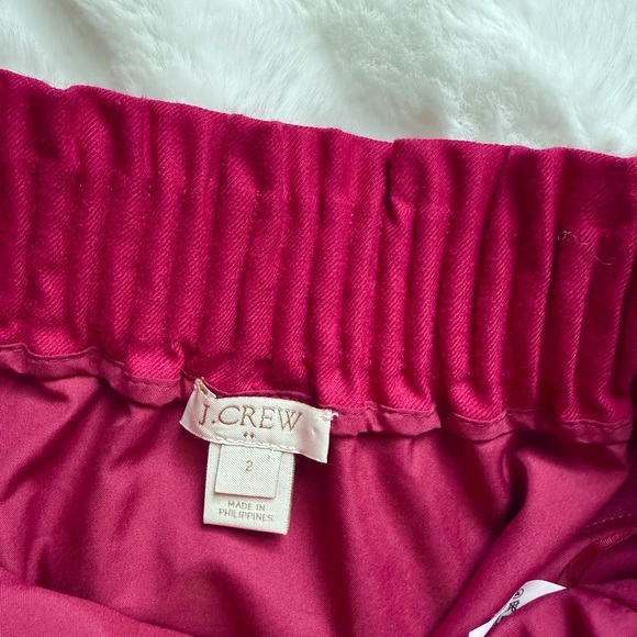 J. Crew Wool Blend Sidewalk Skirt-Raspberry - Picture 5 of 6